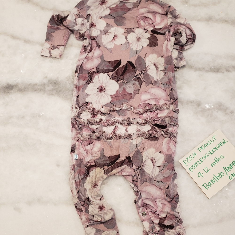 Posh peanut footless sleeper